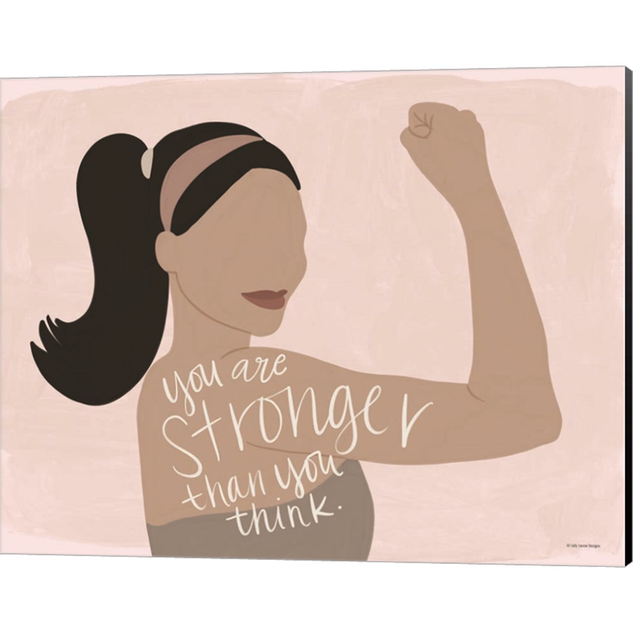Stronger by Lady Louise Designs 20&#x22; x 16&#x22; Canvas Wall Art