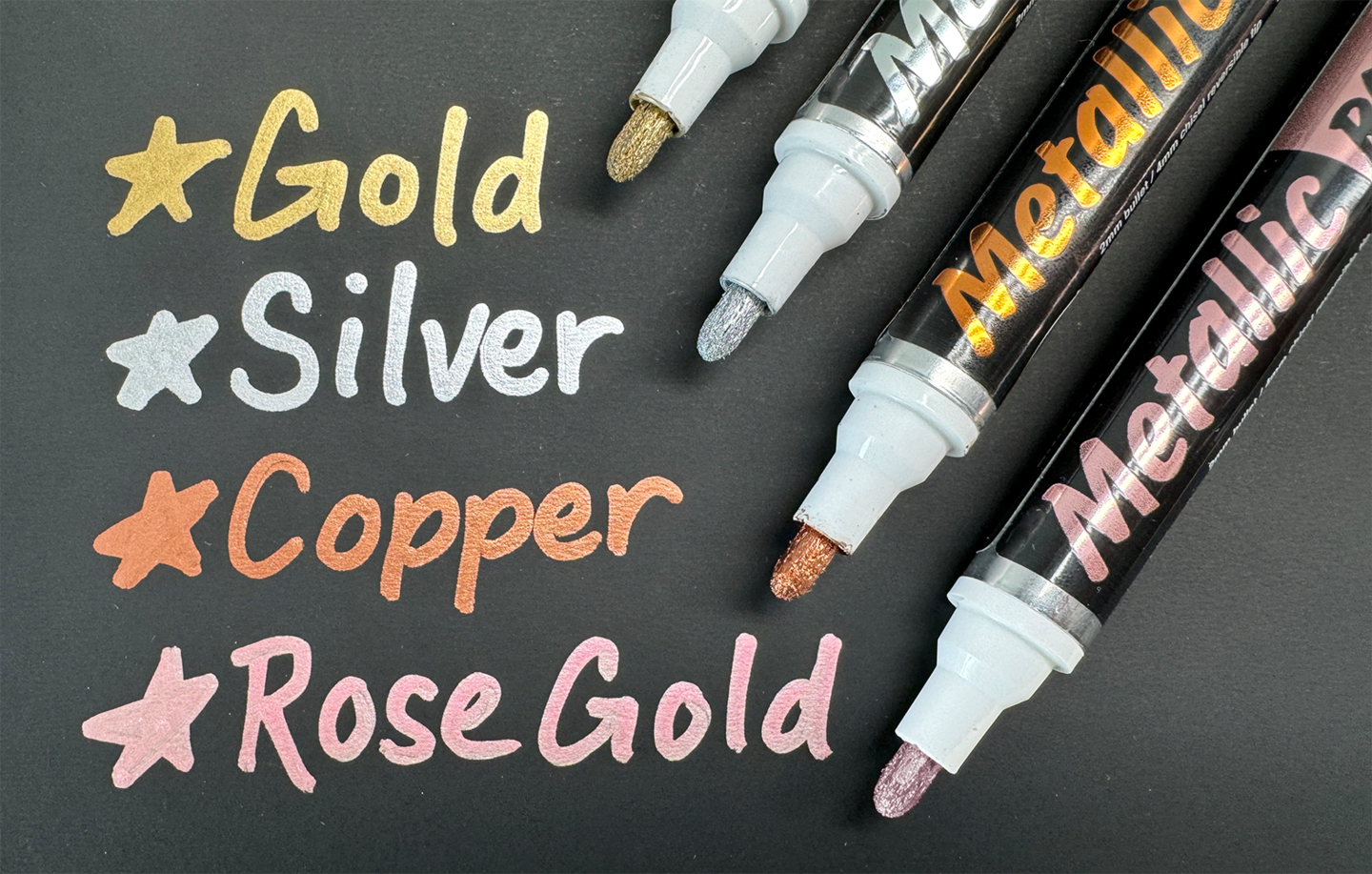 U-Mark Premium Metallic Paint Marker - Rose Gold
