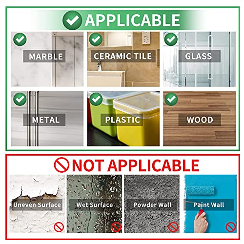 9.85 FT Double Sided Tape Heavy Duty, Extra Large Nano Double Sided Adhesive Tape, Clear Mounting Tape Picture Hanging Adhesive Strips,Removable Wall Tape Sticky Poster Tape Decor Carpet Tape