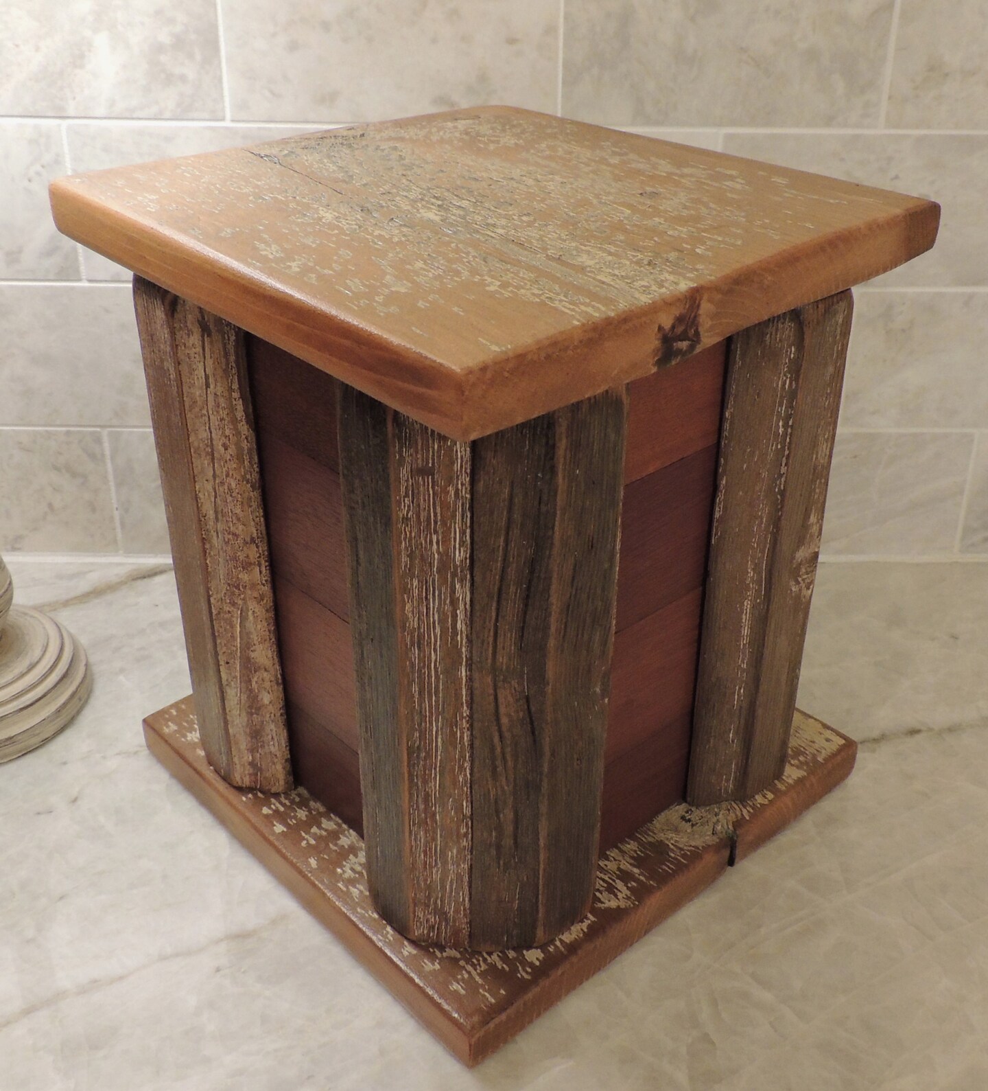 product name is Wood Cremation Urn For Human Or Pet