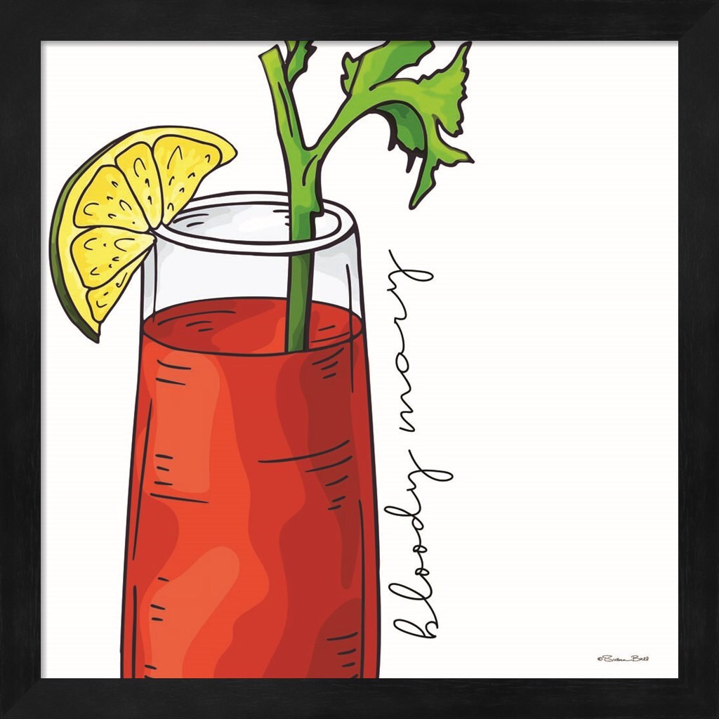 Bloody Mary by Susan Ball 13&#x22; x 13&#x22; Framed Wall Art