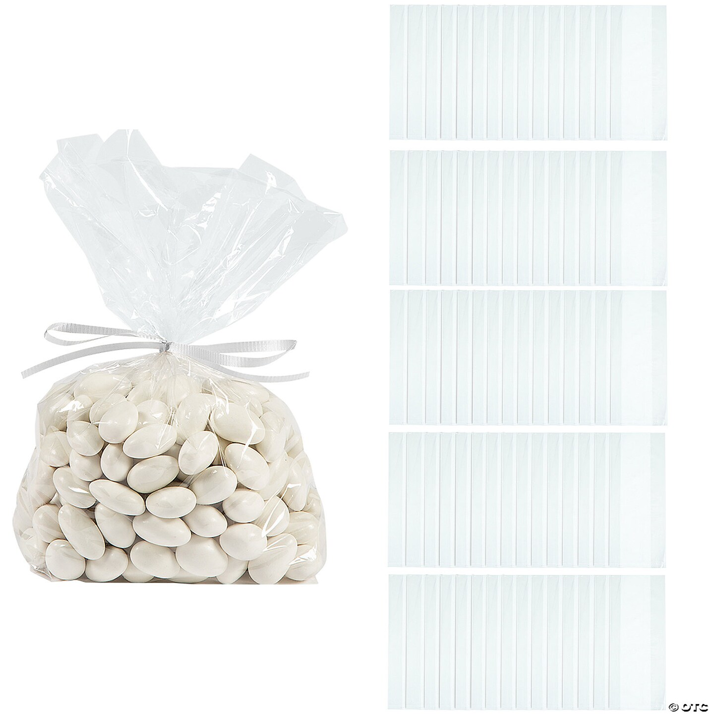 5 1/2&#x22; x 11&#x22; Bulk 150 Pc. Clear Cellophane Treat Bags