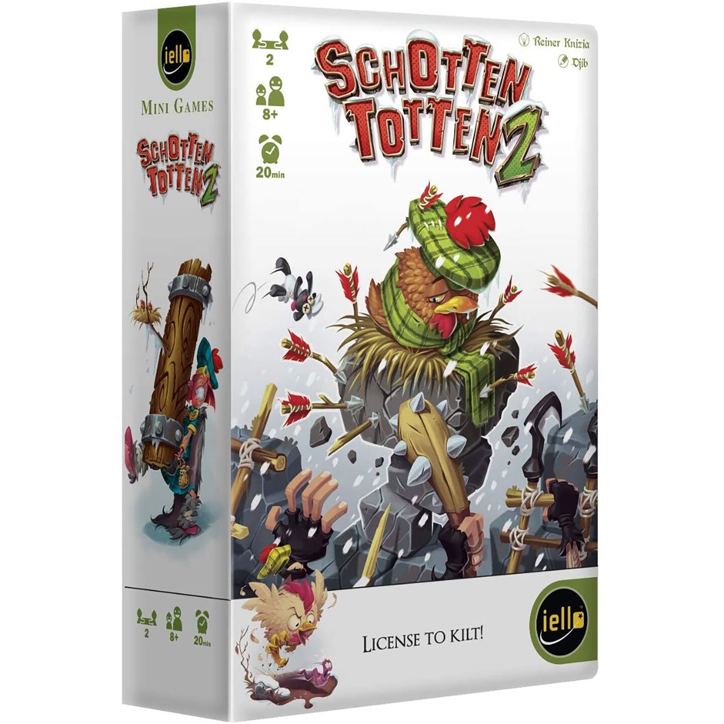 Schotten Totten 2 - IELLO Board Game, Family, Ages 8+, 2 Players, 20 Min