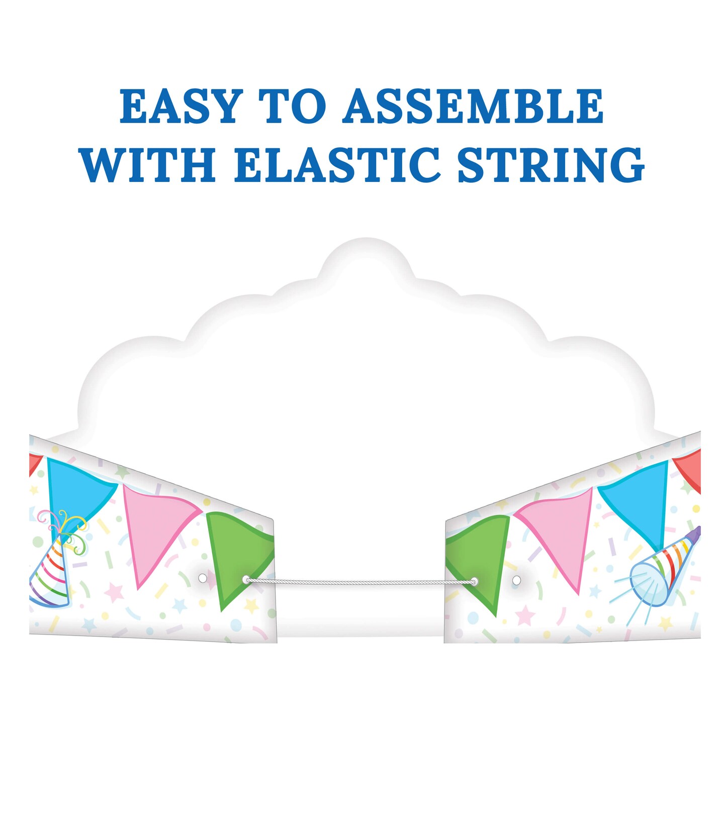 Carson Dellosa 102 pc Bundle of Birthday Decorations, Crowns, Colorful Balloons and Cupcake Cutouts for Party, Classroom, Bulletin Board, and Wall Decor