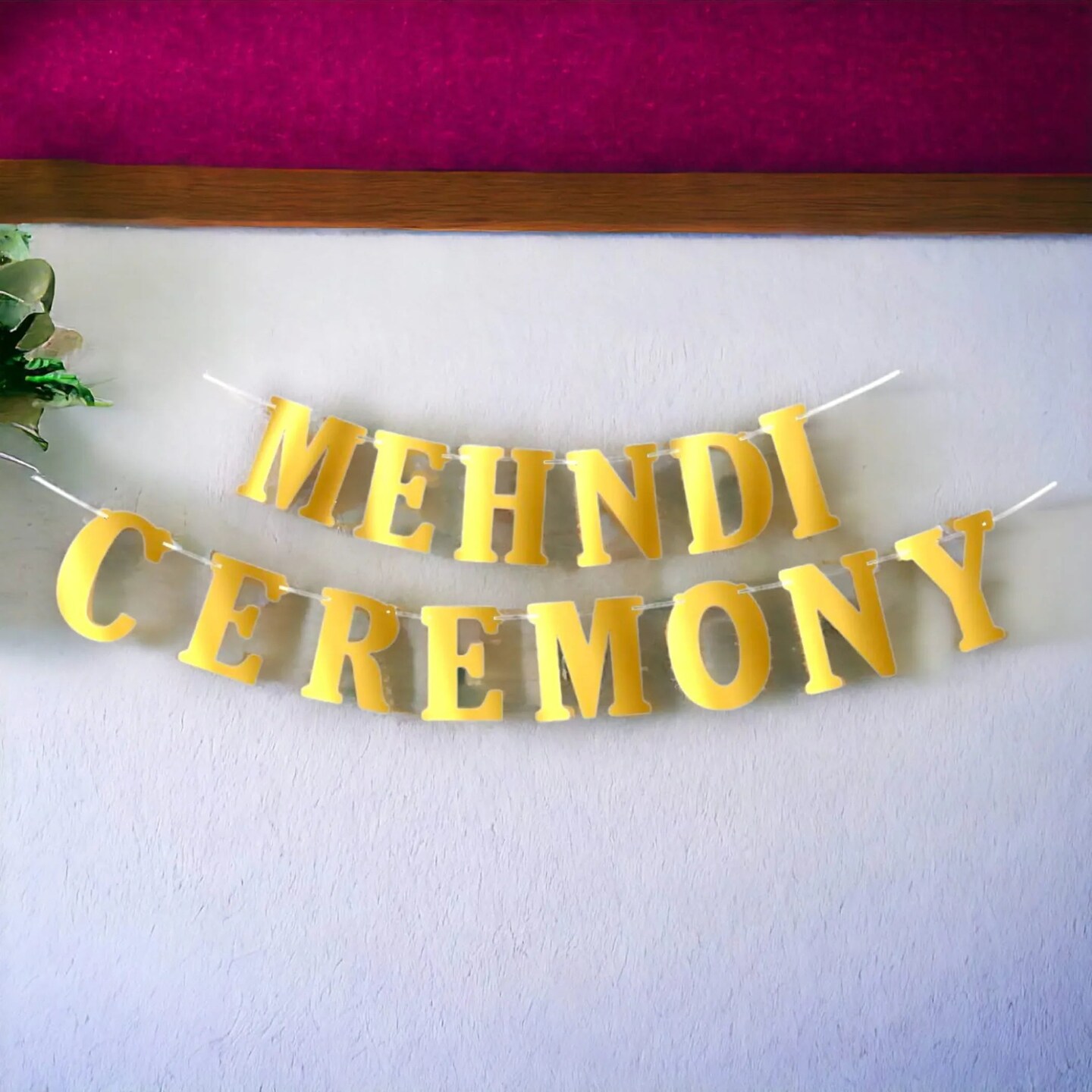 Mehndi Ceremony Banner Bunting Diy Indian Wedding Banner Sign Mehendi Backdrop Decoration Party Decorations Letter Banner Kit -mehendi Signs