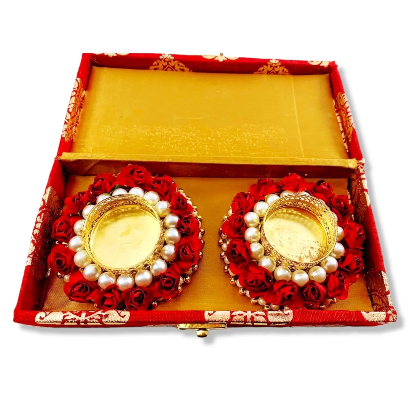 Pongal Gift Hamper with Candle Holder - Premium Gift Box Thanksgiving Corporate Gift Basket for Family, Friends, Employees, Relatives - Ugadi Celebration for Indian Pooja Return Gifts