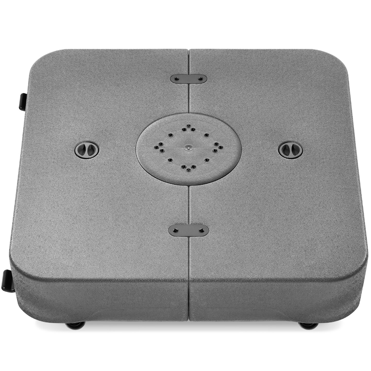 Best Choice Products Heavy-Duty Outdoor Cantilever Base Stand w/ Wheels, Locks, Fillable 330lb Capacity