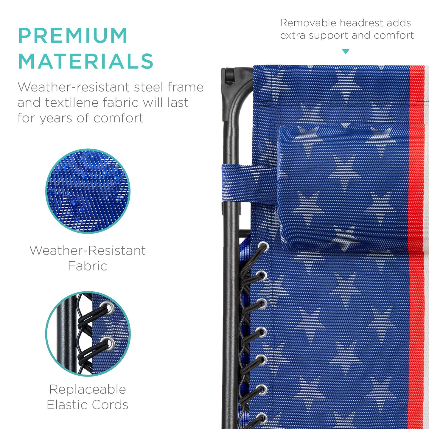 Best Choice Products Folding Zero Gravity Recliner Patio Lounge Chair w/ Canopy Shade, Headrest, Tray