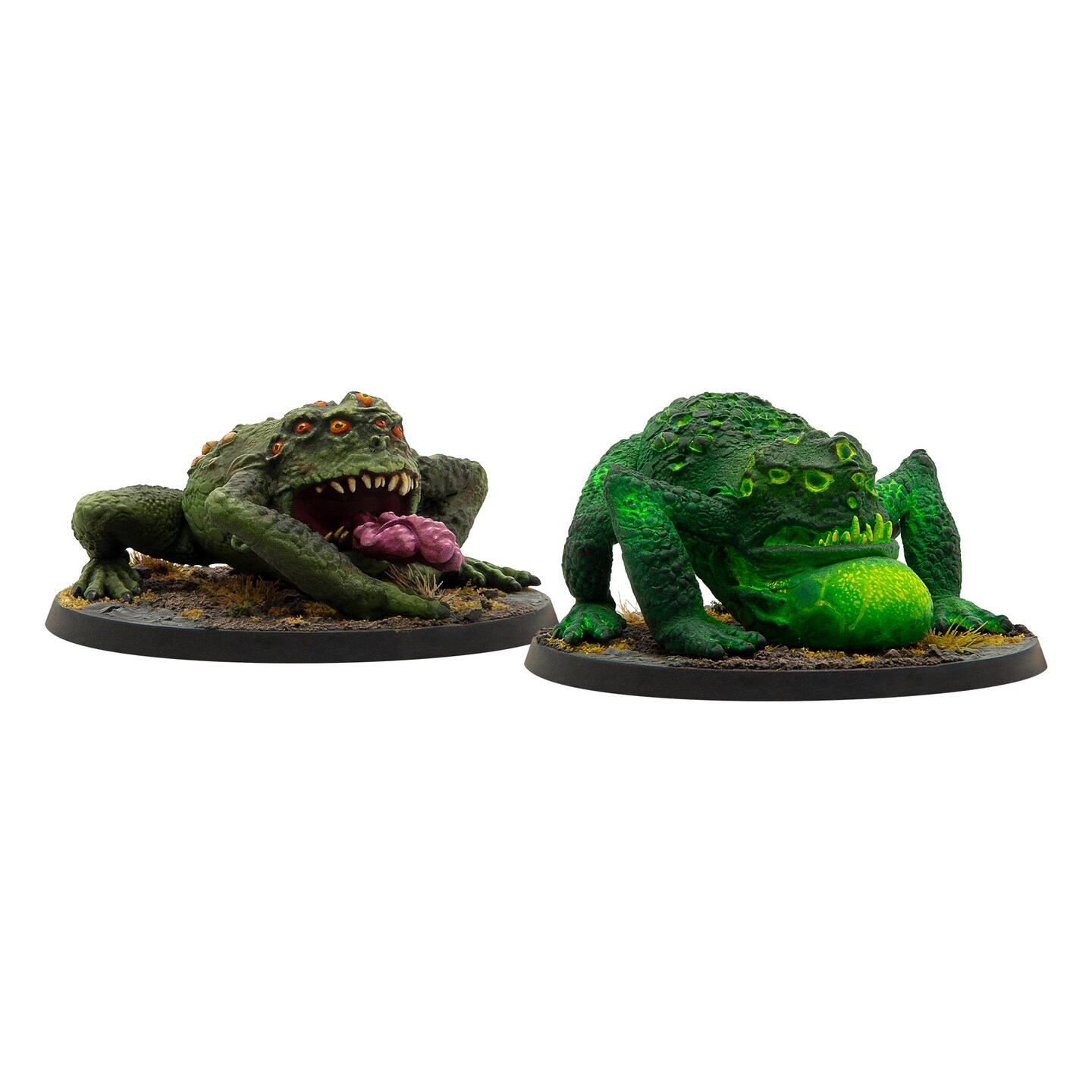 Modiphius Entertainment: Fallout: Miniatures - Creatures - Radtoads - 2 Resin Figures, Unpainted & Unassembled, RPG, Wilds Of Appalachia, Licensed