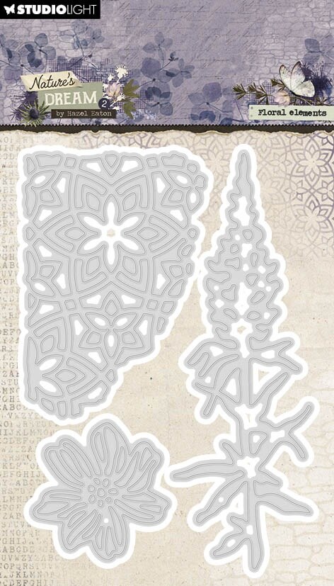 Studio Light Nature&#x27;s Dream 2 Cutting Die-Nr. 890, Floral Elements