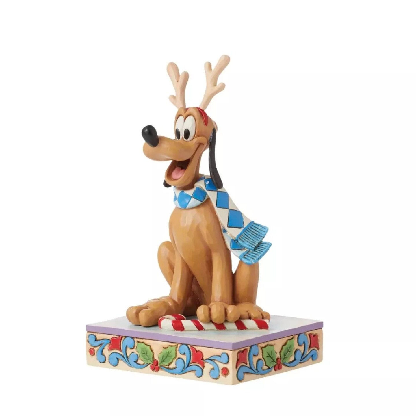 Kitcheniva Pluto Dashing Rein-dog Christmas Figurine Holiday Decor