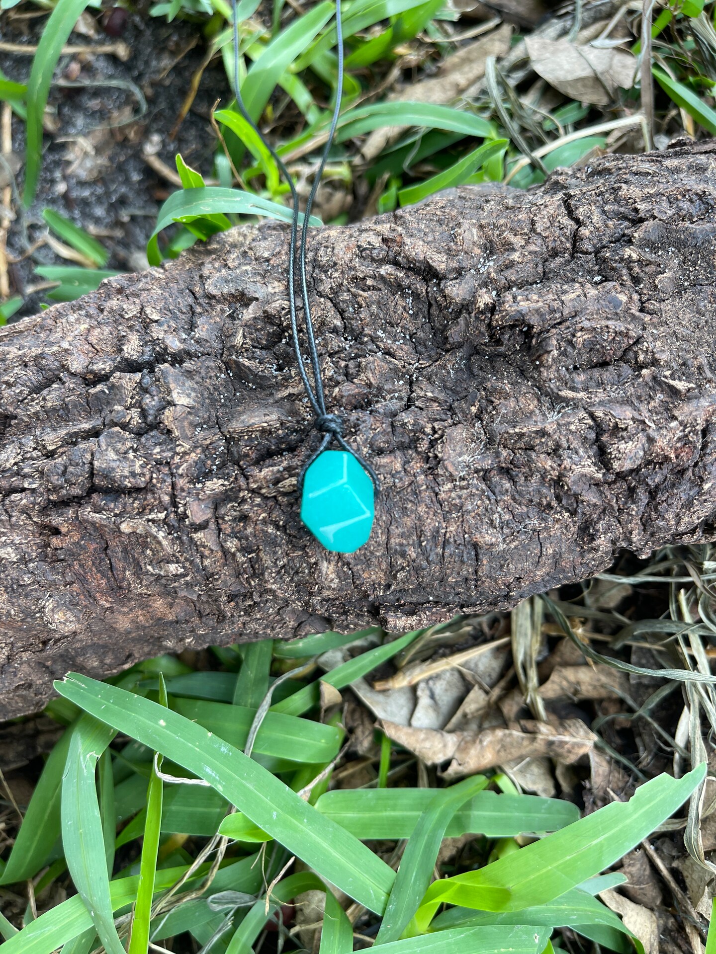 Malaysian Jade Turquoise Teal Natural Rock Crystal Pendant Stone