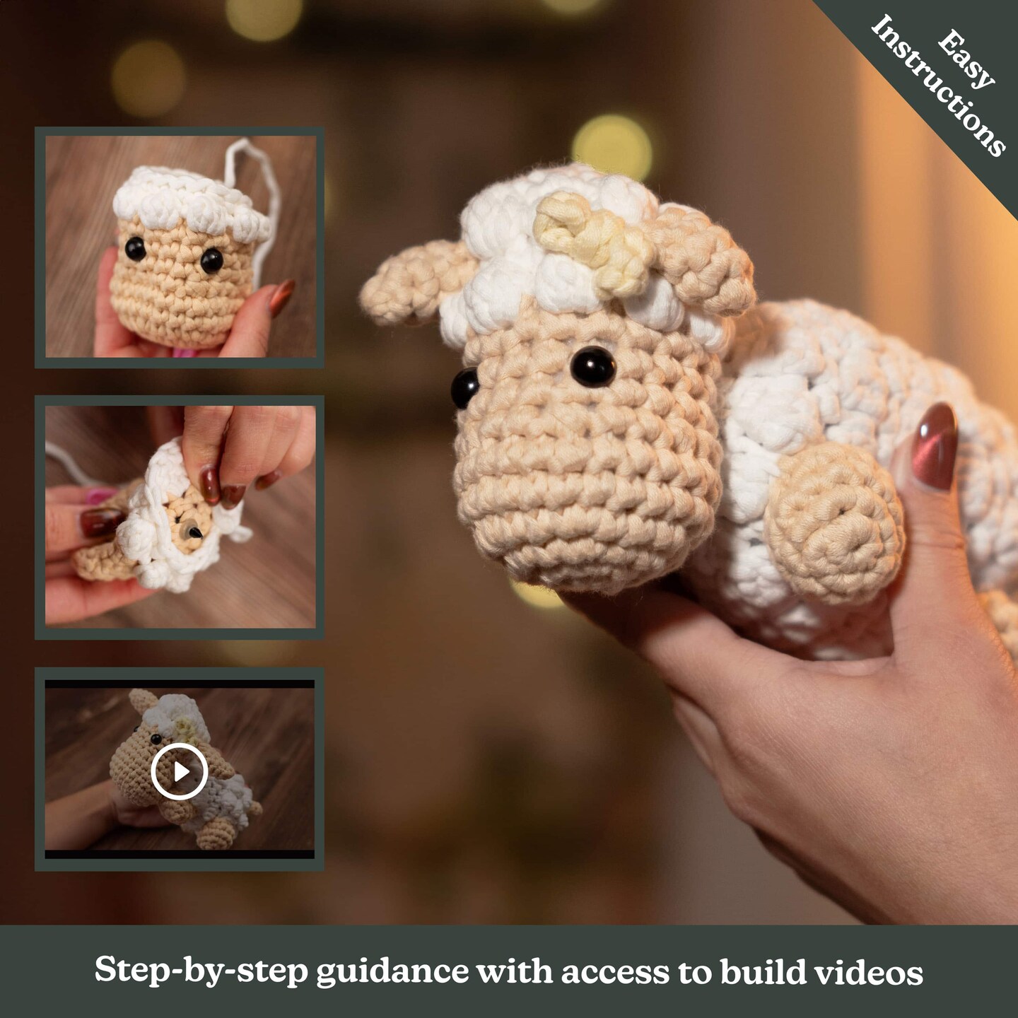 Hearth &#x26; Harbor Amigurumi Crochet Kit for Beginners