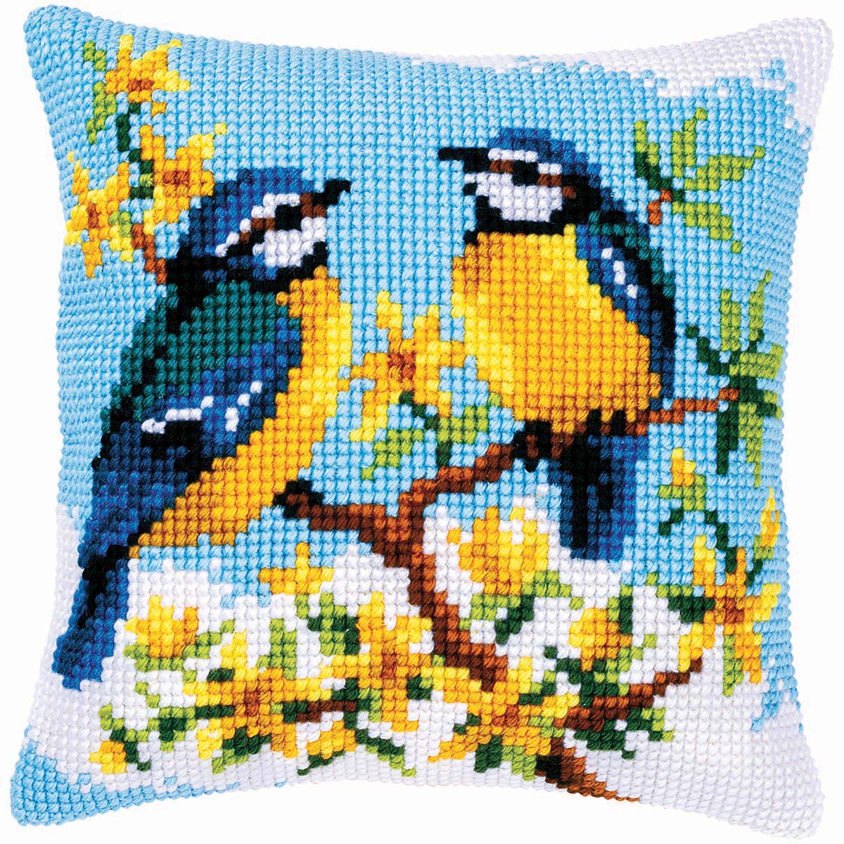 Vervaco  Blue Birds Needlepoint Kit
