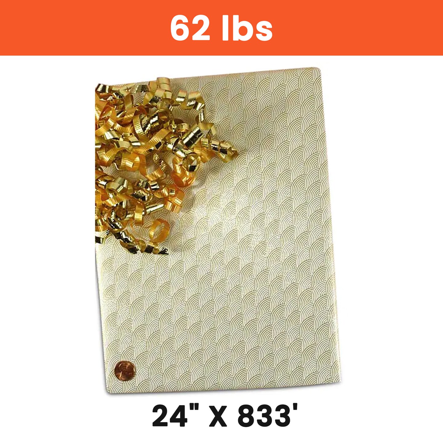 Wedding Wrapping Paper 24 &#x27;&#x27;*833 &#x27; 62 lbs