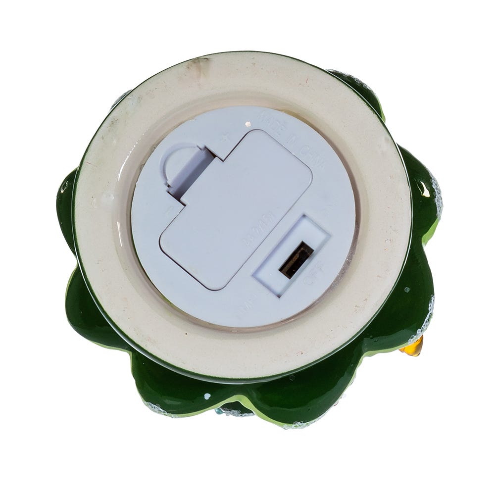 Kurt Adler Battery-Operated LED Ceramic Green Christmas Tree