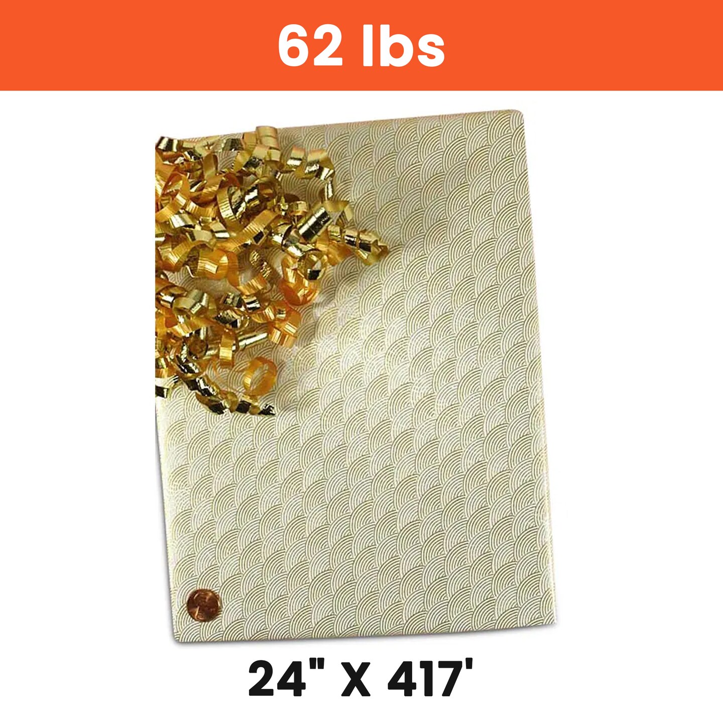 Wedding Wrapping Paper 24 &#x27;&#x27;*417 &#x27; 62 lbs