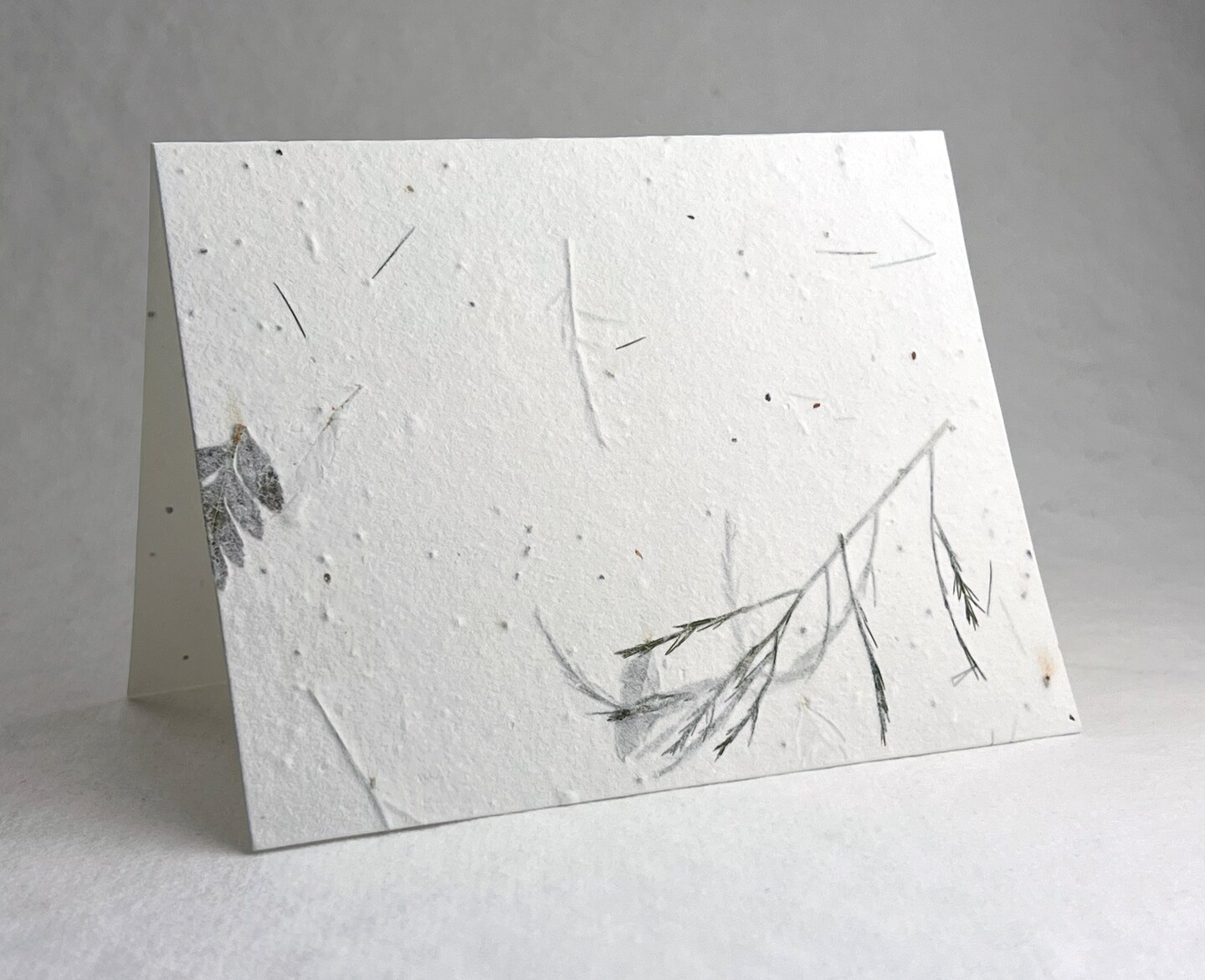 Wildflower Seed Paper A2 Folding Card - Cotton Paper Embedded with Petals Seeds - 4.25" x 5.5" - Set of 8 - With Envelopes and Guides - image20