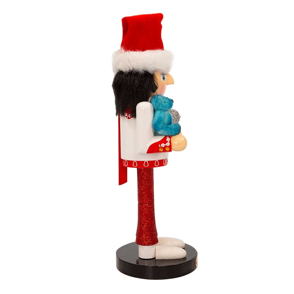 Kurt Adler 10-Inch Elvis Presley&#xAE; With Teddy Bear Nutcracker