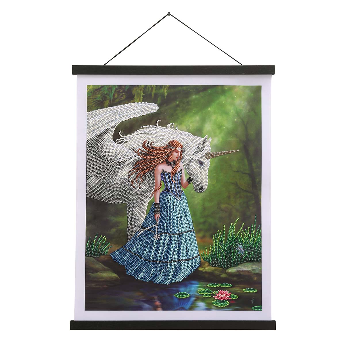 Crystal Art  Enchanted Pool Scroll Diamond Painting