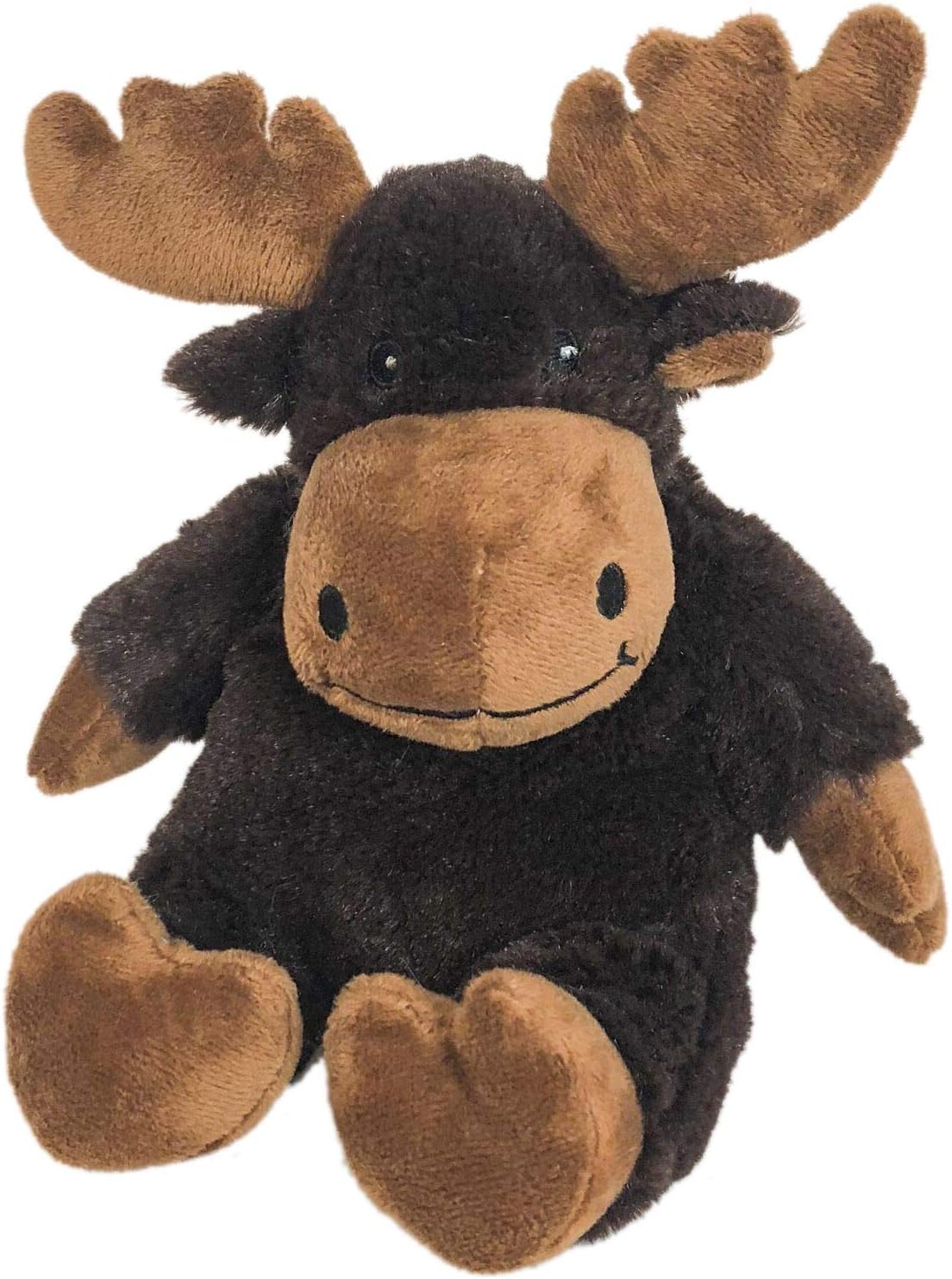 warmies Junior Moose Microwavable, Hot or Cold for Cool Relaxation and Warm Relief, Lavender Scented Cozy Plush Animal