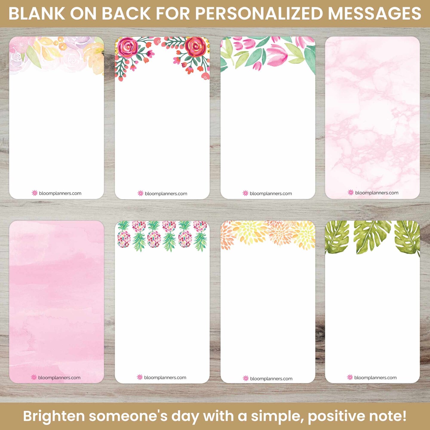 bloom daily planners Card Deck, 2&#x22; x 3.5&#x22;, Encouragement Cards