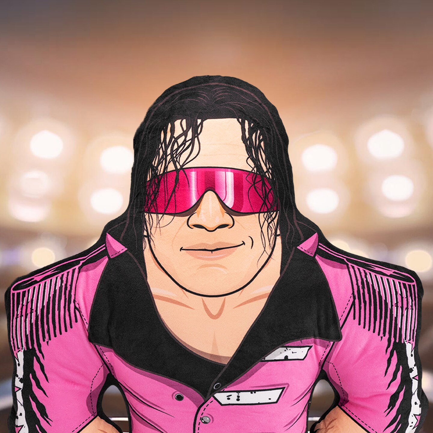 Bleacher Creatures WWE Bret Hart 24&#x22; Bleacher Buddy