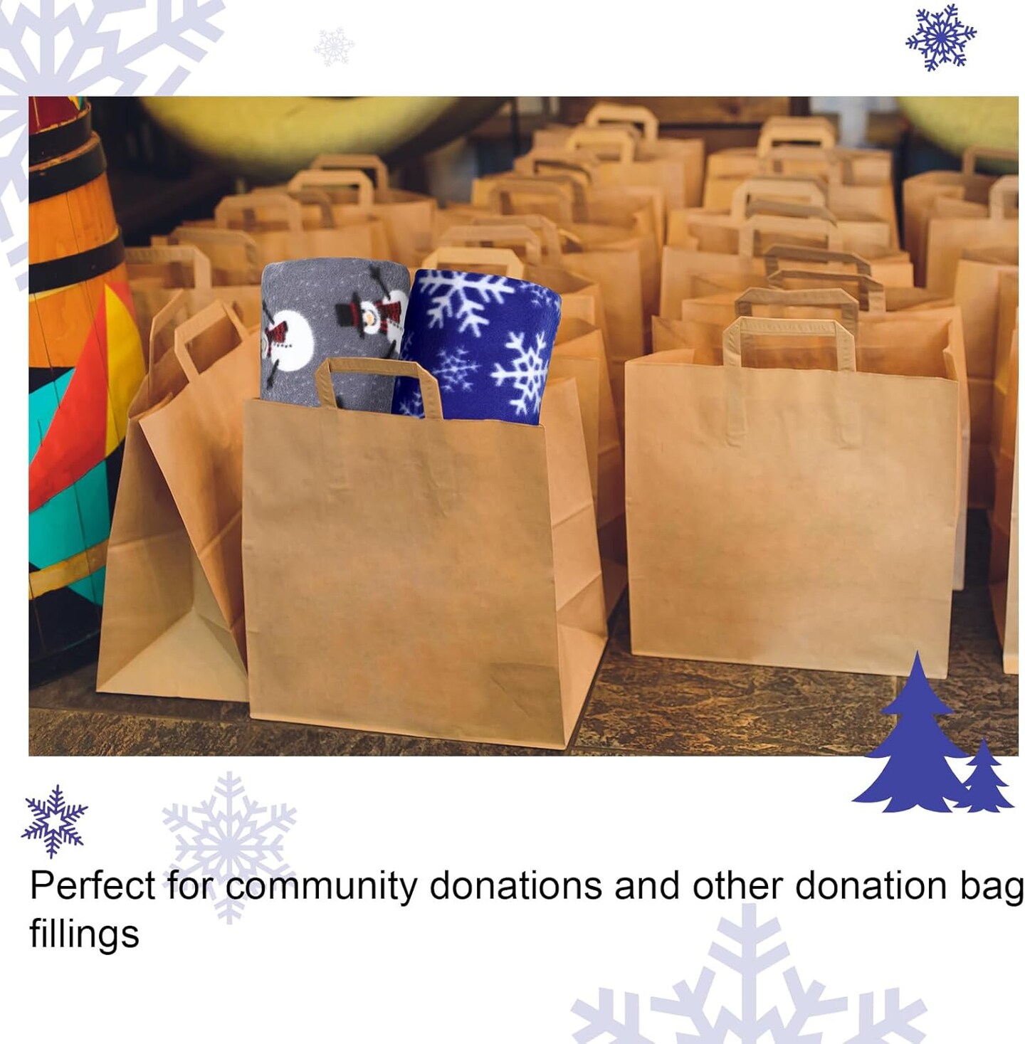 24 Pack Bulk Christmas Soft Fleece Blankets 50 x 60 Inch Bulk Throw Blankets Lightweight Warm Fleece Throw Blankets for PET Bed Sofa Couch Office Wedding Gifts Travel (Snowflake)