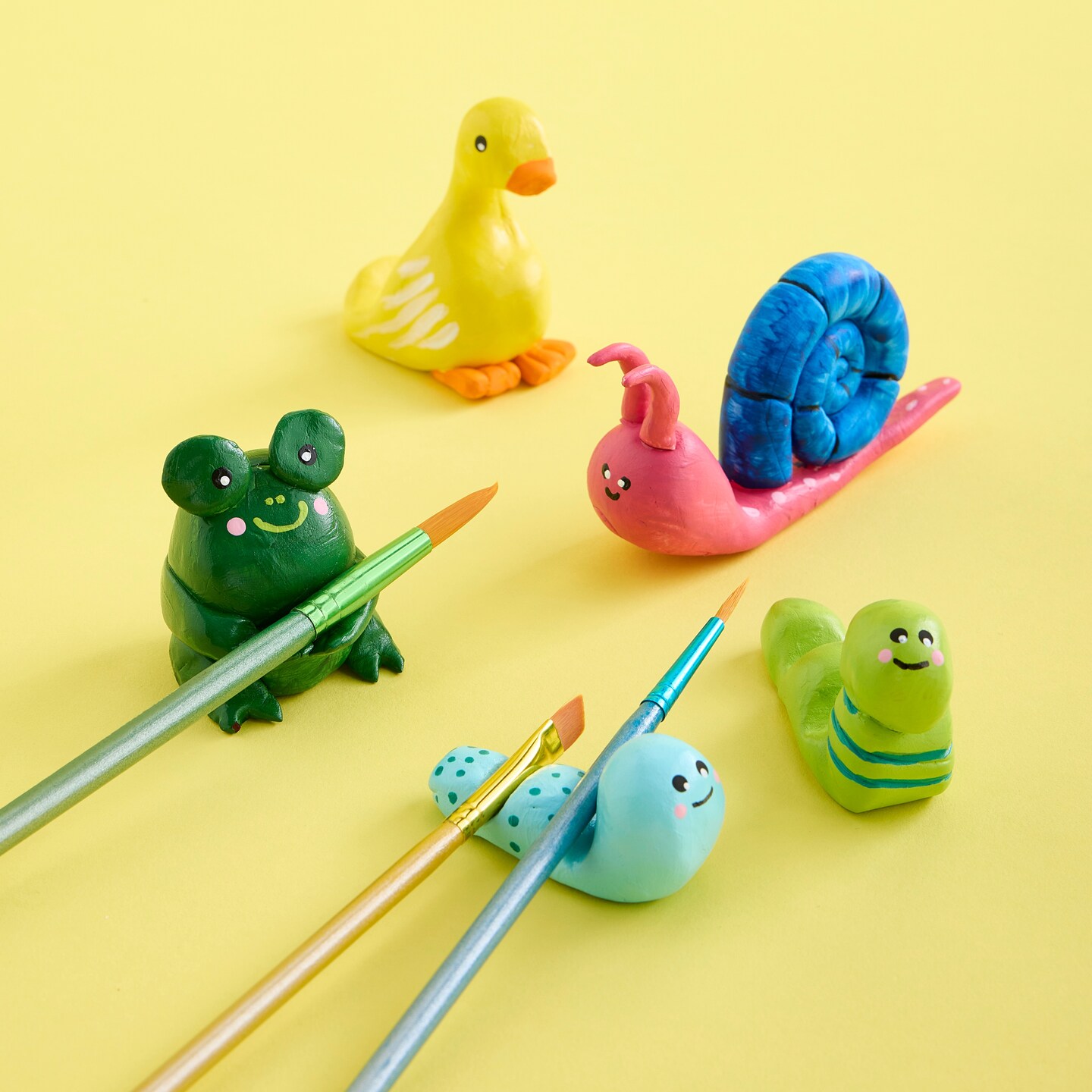 Kids Club: Clay Pencil & Paintbrush Pals at Michaels