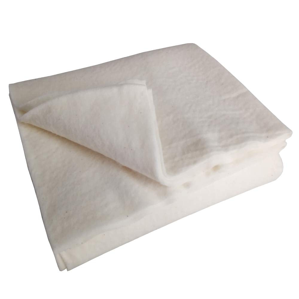 newamishquilt Throw Quilt Batting for Quilting, 60&#x22;X60&#x22; Natural Cotton Quilting Batting Fabric for Sewing