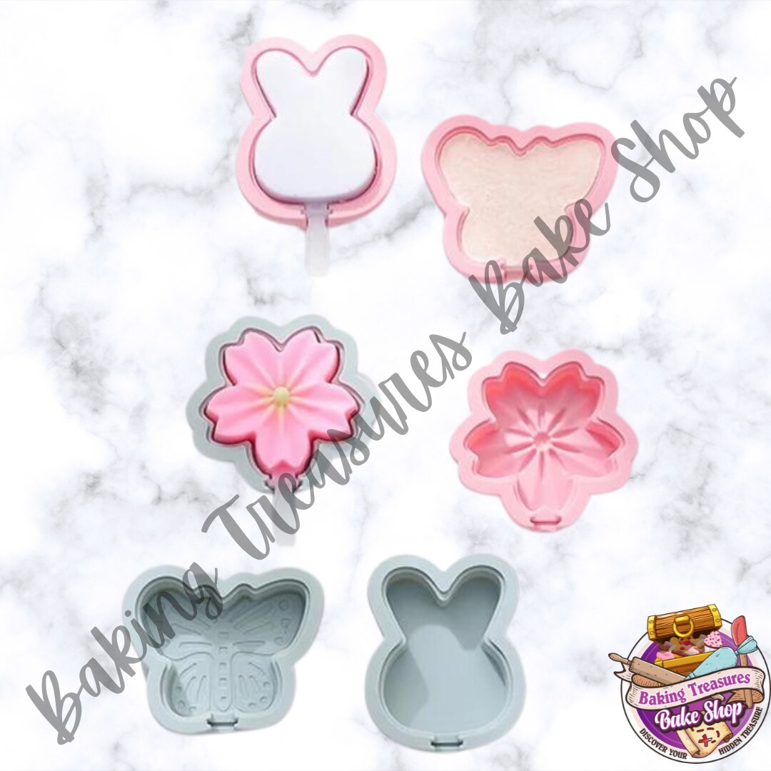 Spring 3pcs Cakesicles Silicone Mold