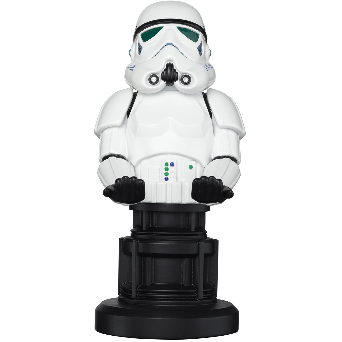 Exquisite Gaming: Star Wars: Stormtrooper - Original Mobile Phone &#x26; Gaming Controller Holder, Device Stand, Cable Guys, Collectable Licensed Figure