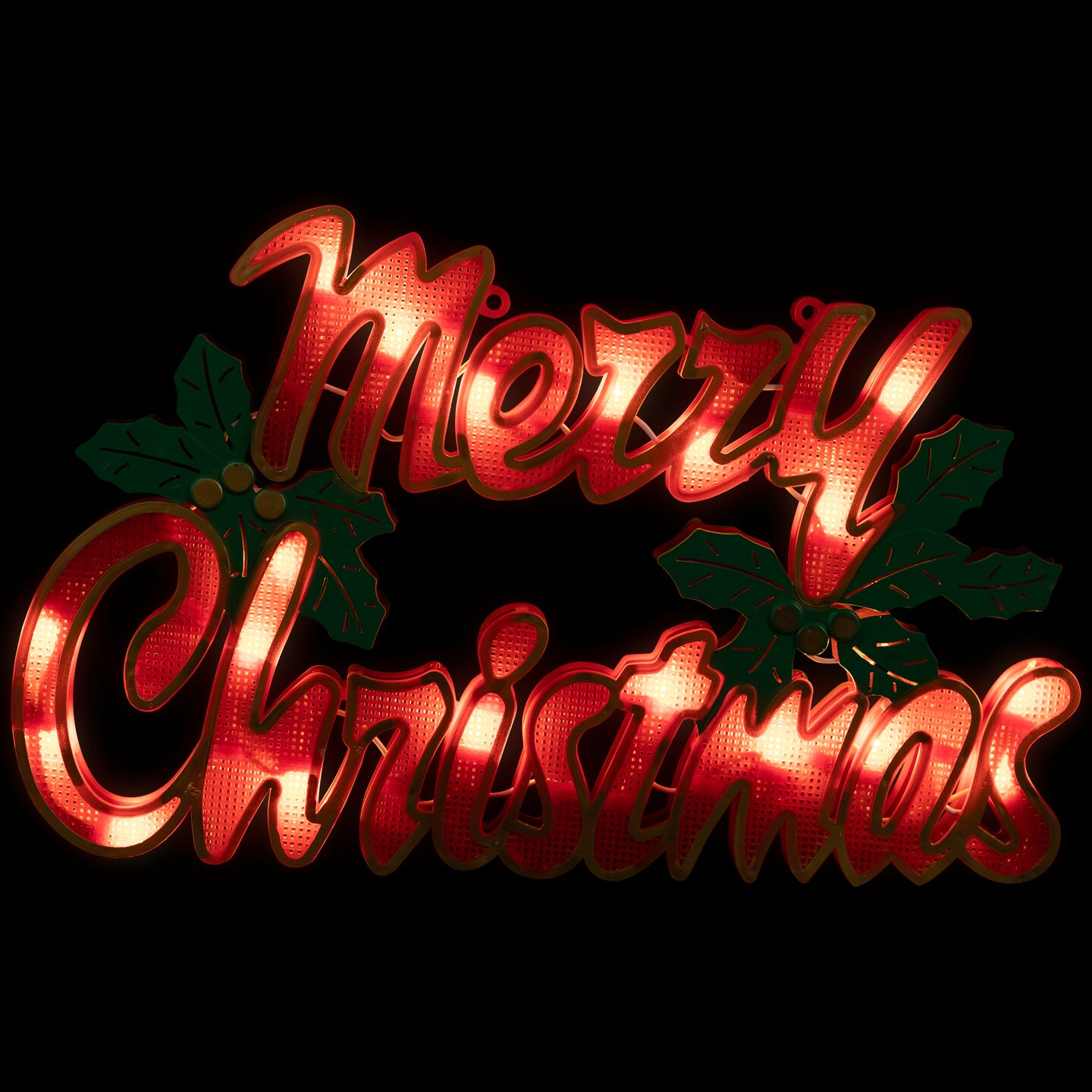 Northlight Lighted Merry Christmas Window Silhouette - 16.5&#x22;