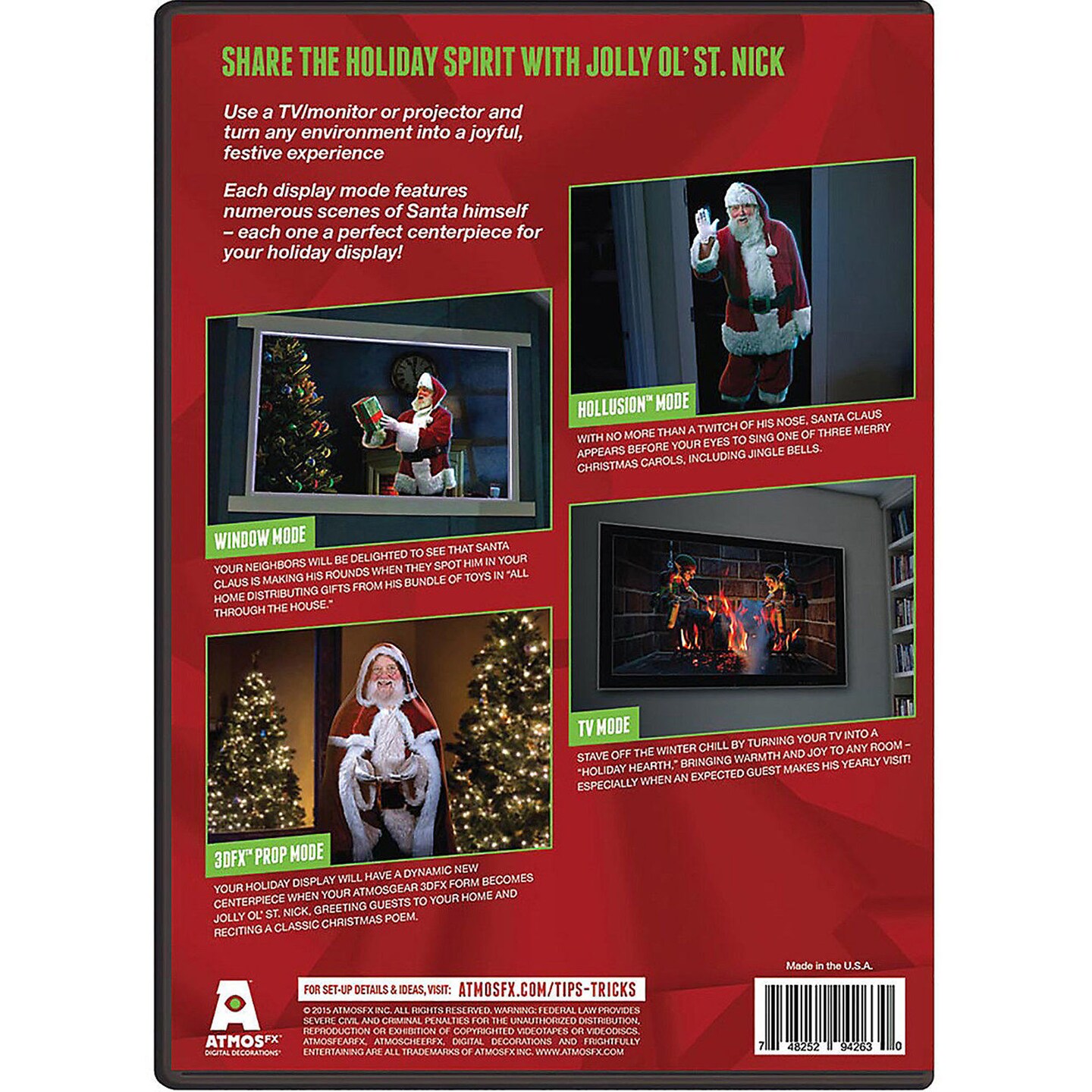 Atmoscheerfx Night Before Christmas DVD