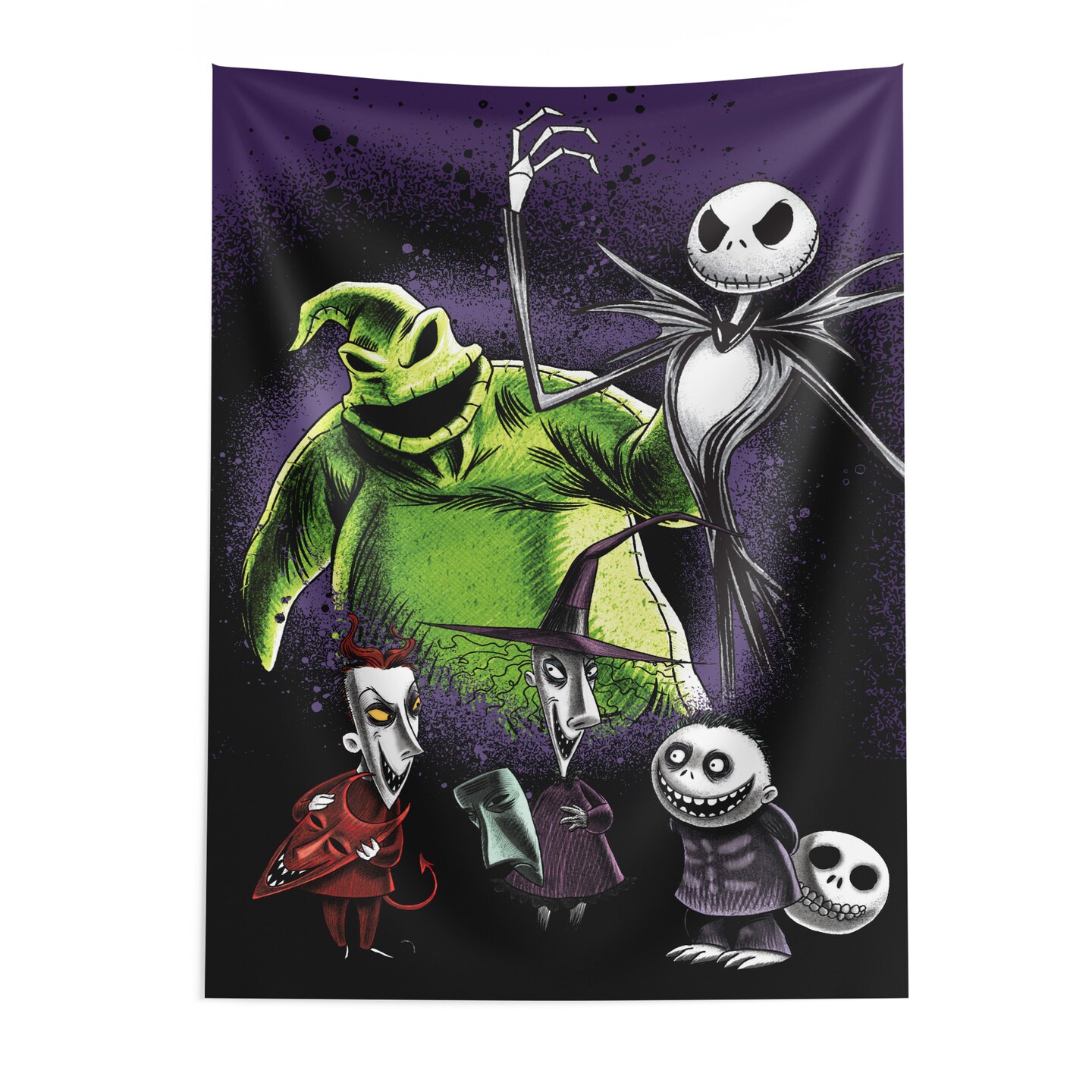 Disney The Nightmare Before Christmas Make You Scream Wall Hanging Tapestry 40X57 inches