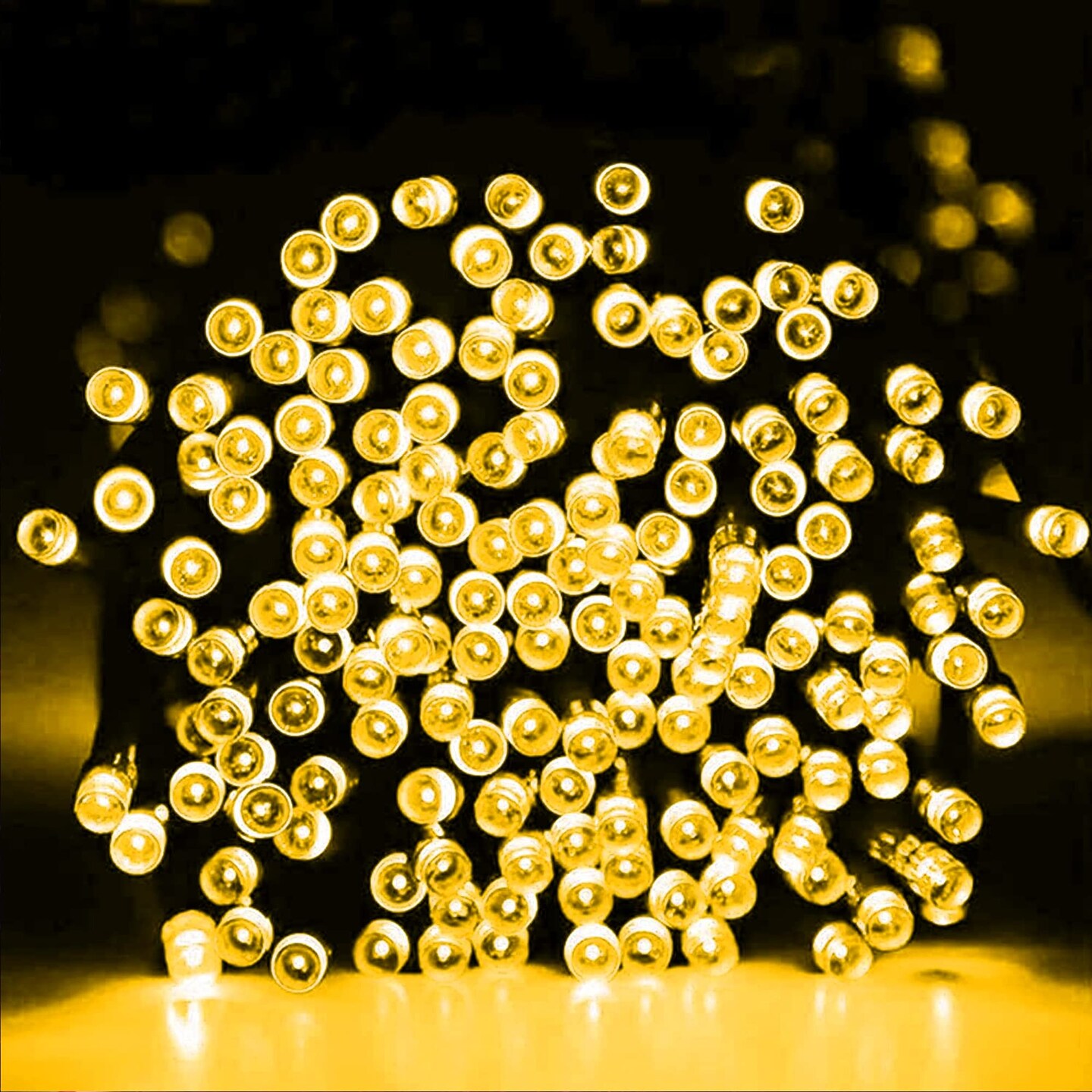 Dazzle Bright Christmas String Lights, 100 LED 33 FT Connectable Fairy Lights with 8 Modes, Waterproof Christmas Decorations for Indoor Outdoor Holiday Party Home Tree Decor (Warm White)