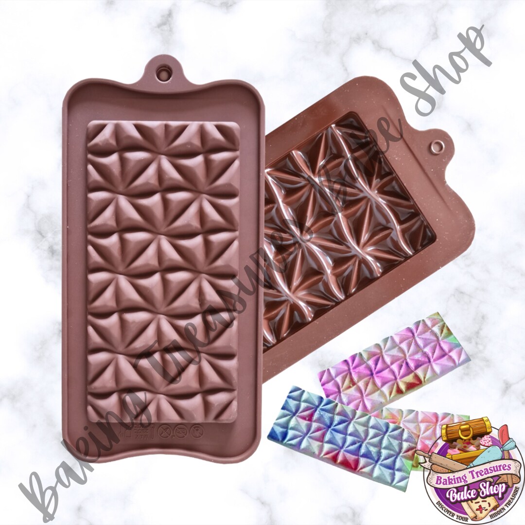 Chocolate Bar Silicone Mold- Kaleidoscope