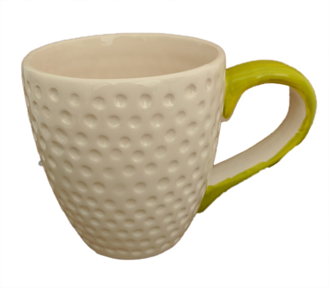 Golf Ceramic Sports Mug Planter - 13 Ounce - 4&#x22; x 3.5&#x22;
