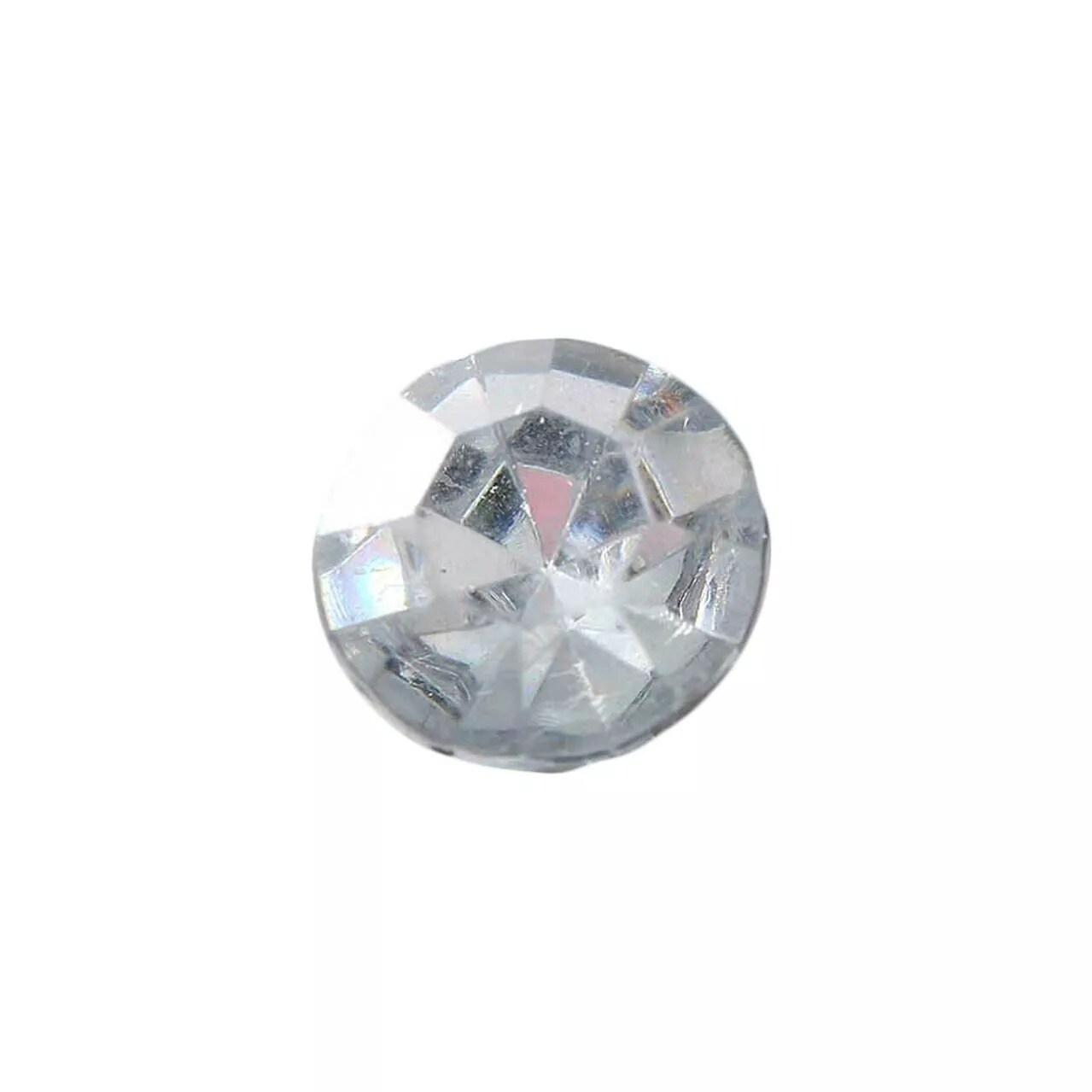 1000 Clear Round Diamond Rhinestones Gems Wedding Crafts Decorations Supplies