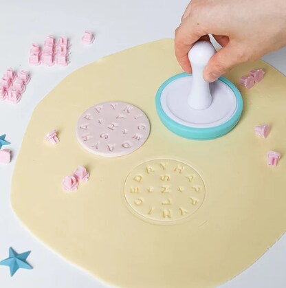 Customizable Message Alphabet Stamp