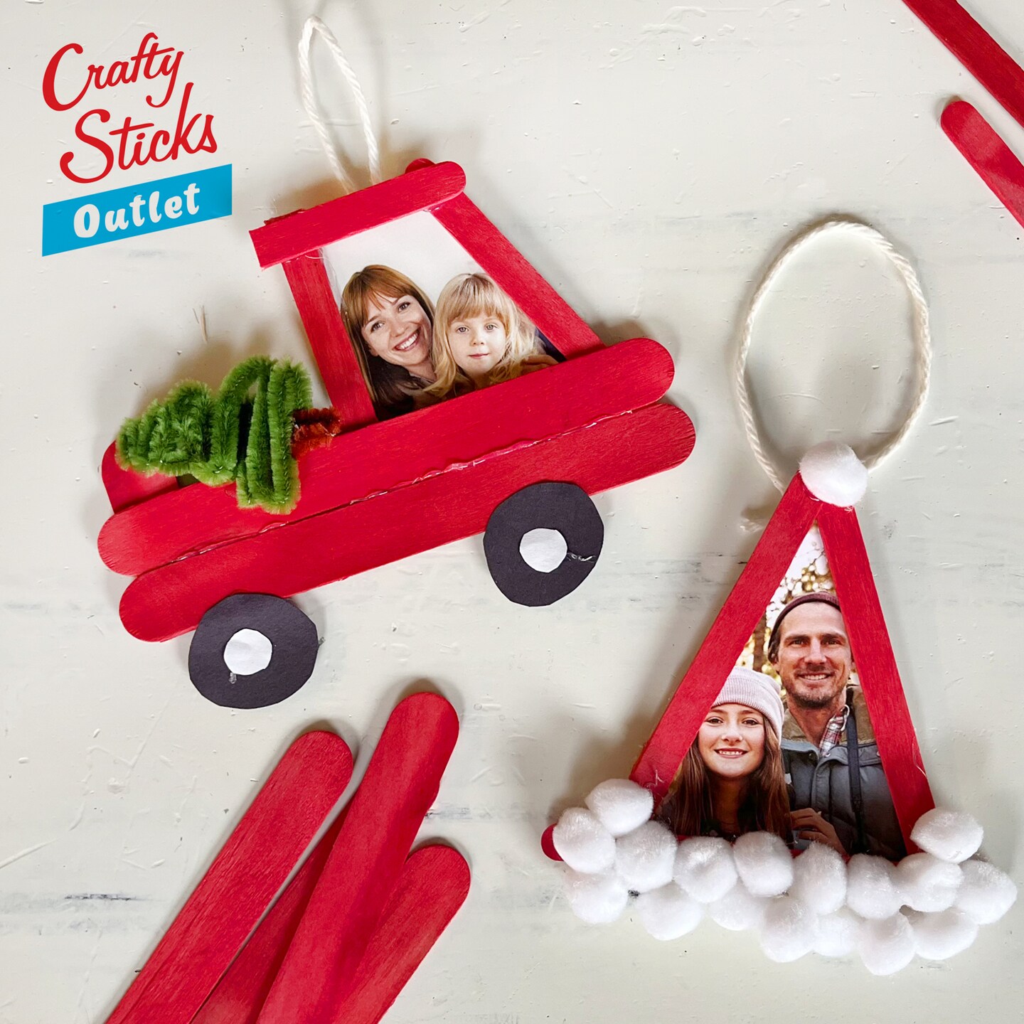 CraftySticks Colored Wood Craft Sticks 4.5 Inch, Red Orange Yellow Green Blue Purple White Black Pink Brown Popsicle Sticks