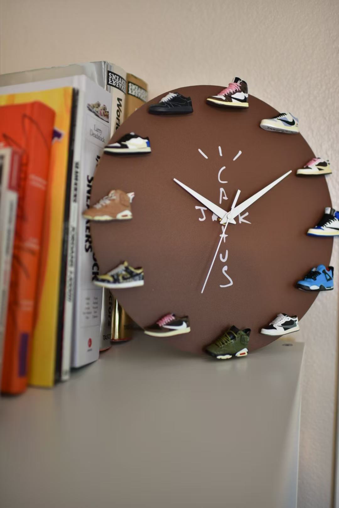 sneaker head clock