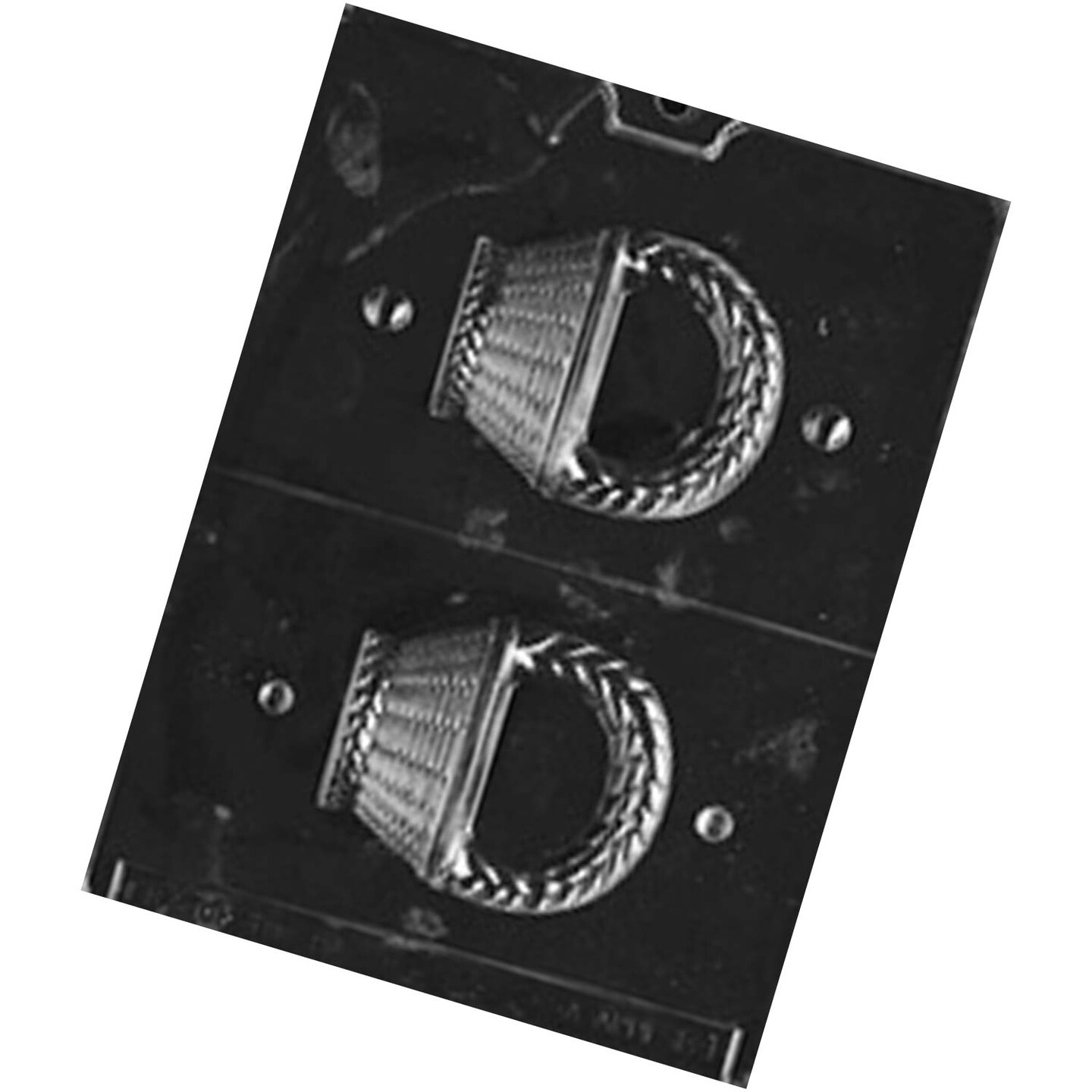 3D Basket with Handle Chocolate Mold