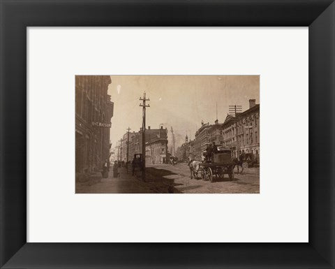 Framed Art Wholesale Stores. Front & Wellington Sts. at Church St. Toronto, Canada Wall Decor 18x24 Artwork
