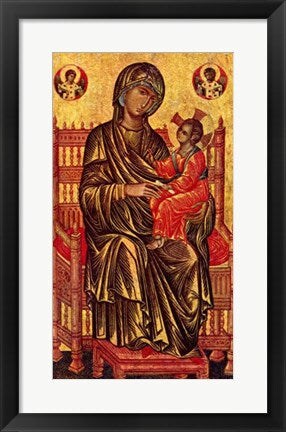 Framed Art Italian Painter of the Byzantic Wall Decor 18x24 Artwork