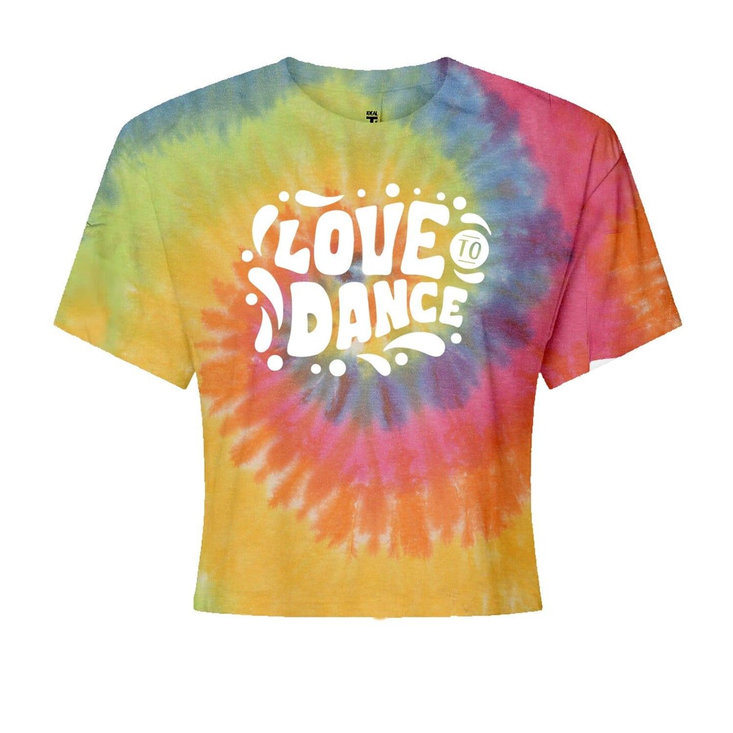 Love To Dance Cropped T-Shirt 1522-Z | MakerPlace by Michaels