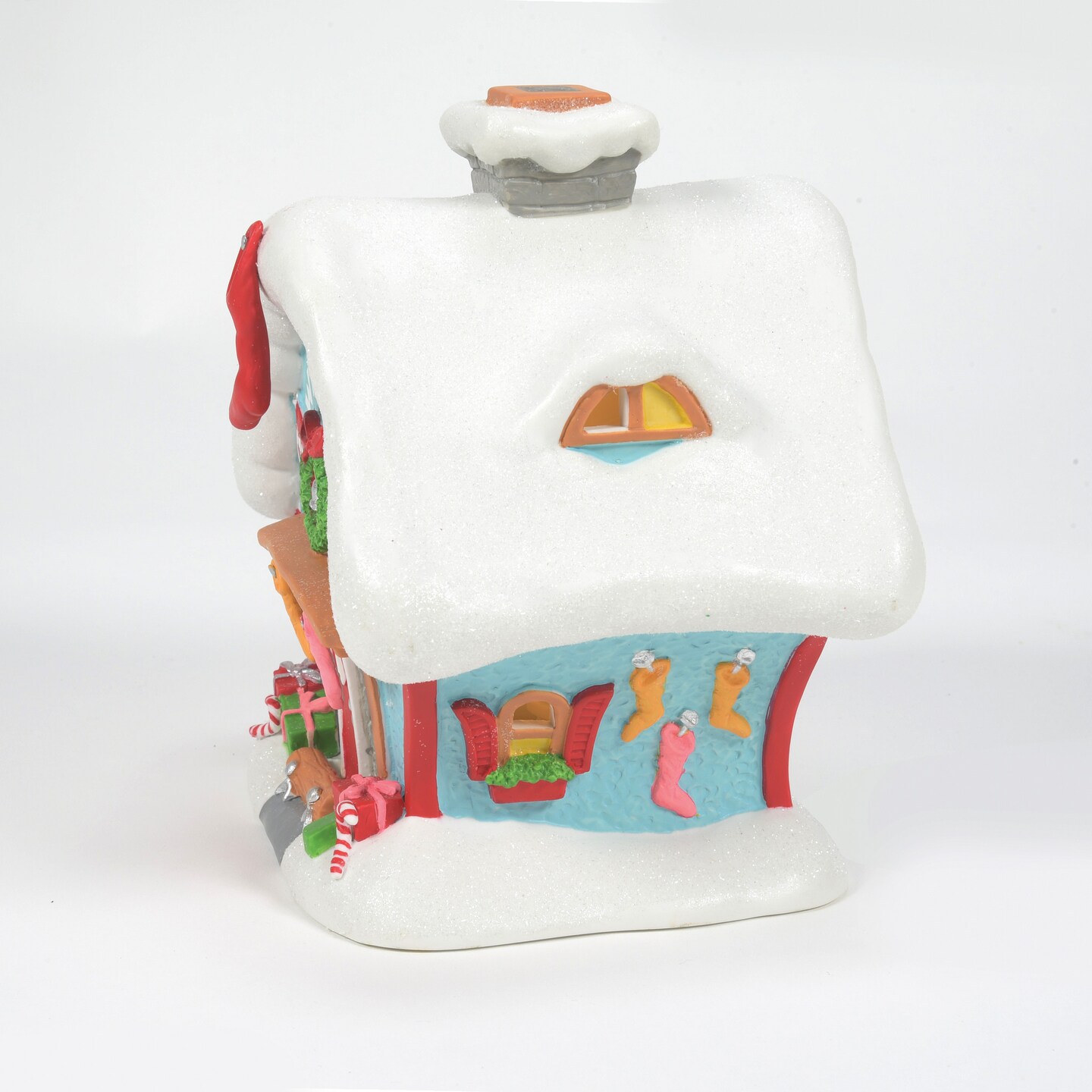 Department 56 Grinch Village Who-Ville Stocking Store Christmas Figurine 7in H