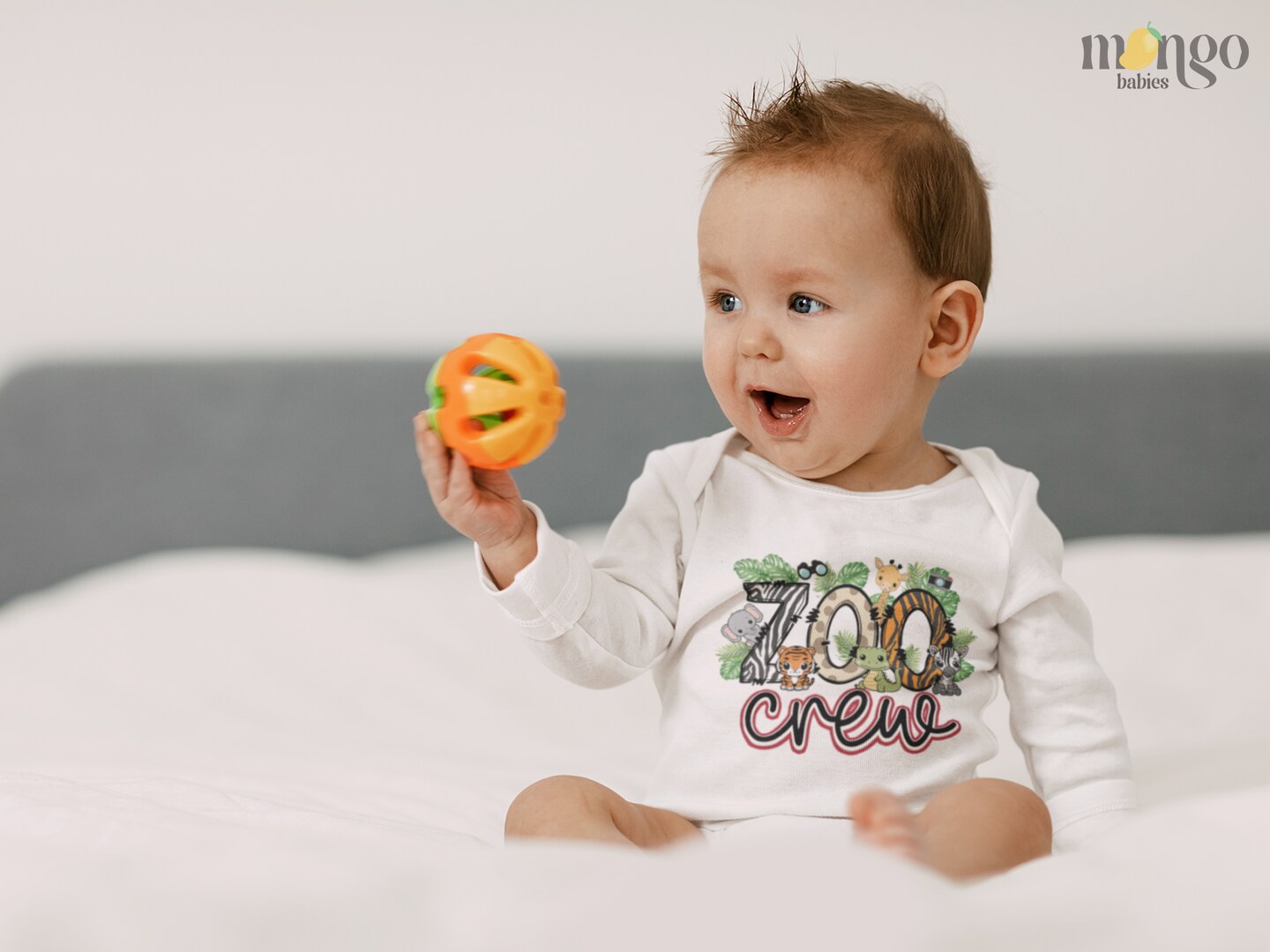 Zoo Crew Baby Bodysuit – Safari Animals Kids T-Shirt Toddler Tee, Fun Wild Animal Apparel for Little Explorers B49-z product 2