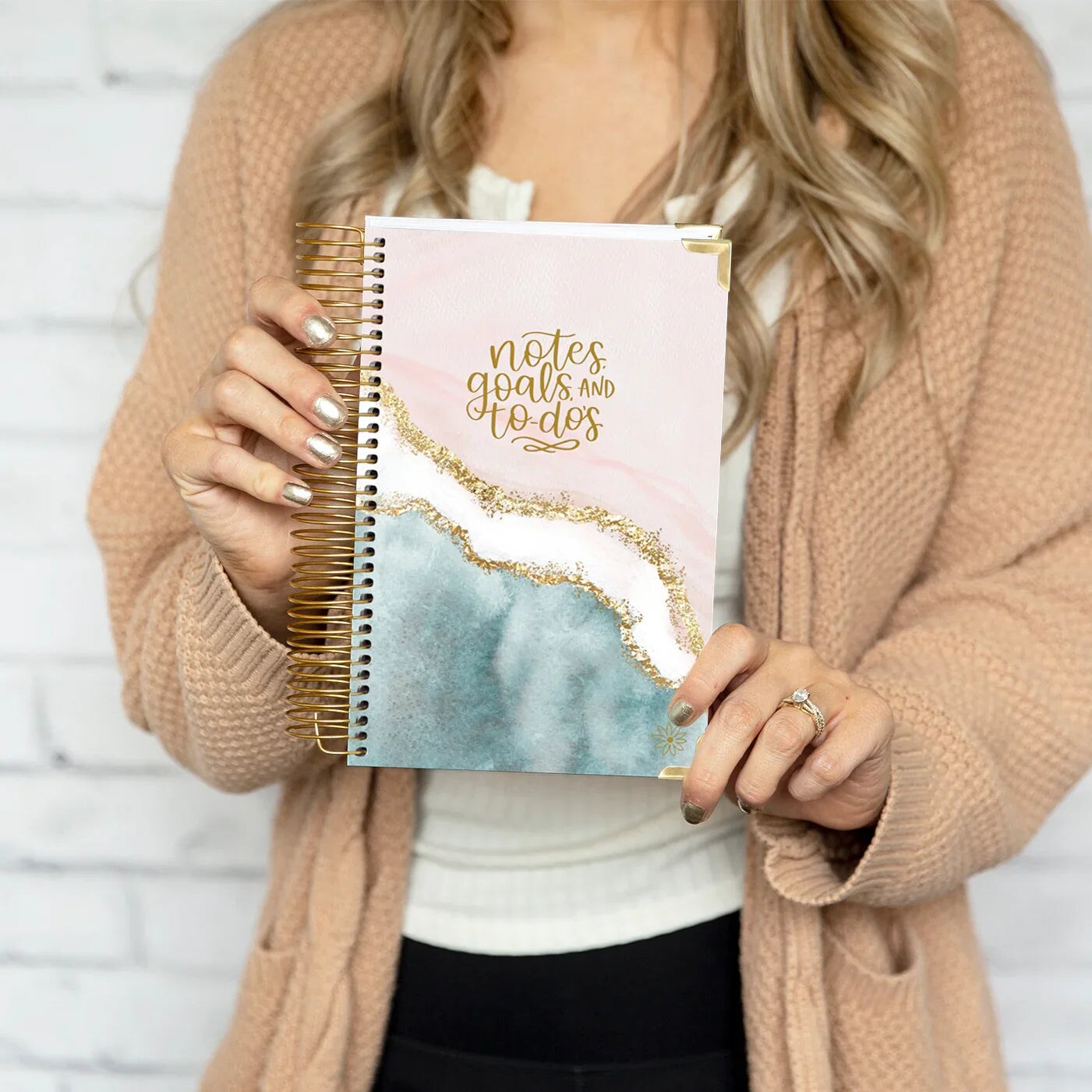 bloom daily planners Undated Daily To Do List Planner & Calendar, 6.5" x 8.25", Daydream Believer