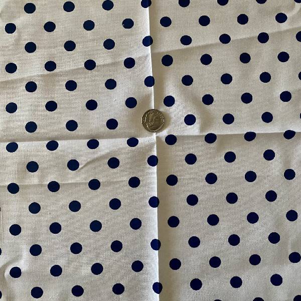 1 Yard Small Polka Dot Poly Cotton Fabric Multi Color for Apparel Crafts 60 Inch Width for Apparel, Crafts, Home Décor & DIY Projects